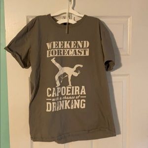Capoeira/drinking t-shirt